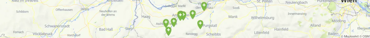 Map view for Pharmacies emergency services nearby Amstetten (Amstetten, Niederösterreich)